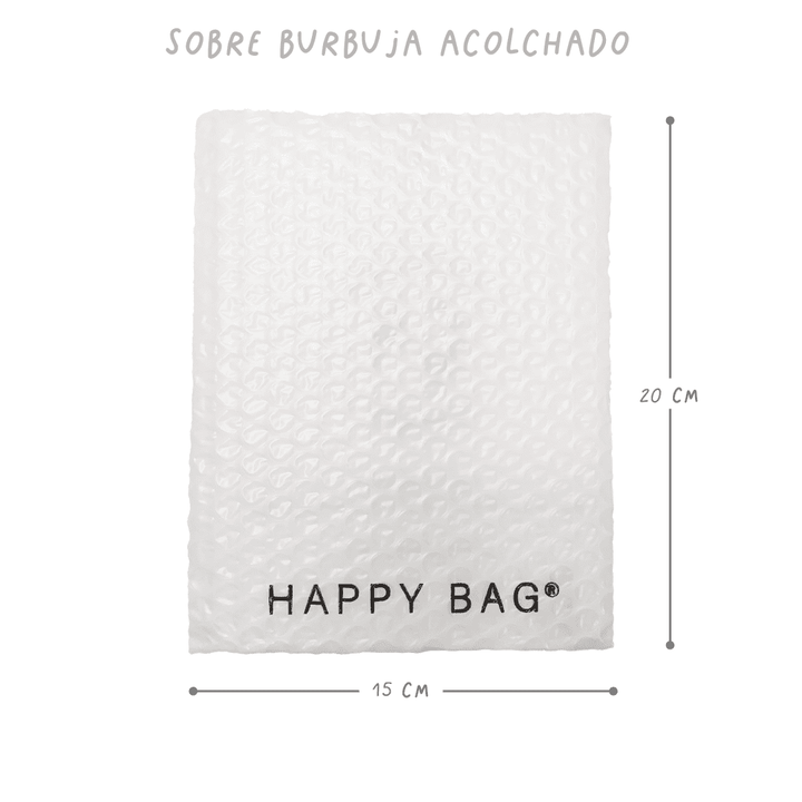 Happy Bag bolsa burbuja compostable 15x20cm